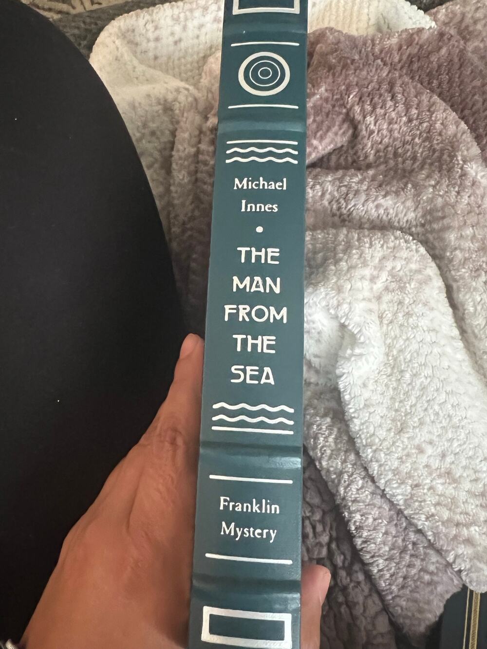 The Man from the Sea by Michael Innes – Franklin Library Hardcover- C. 1955